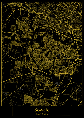 Soweto South Africa Map
