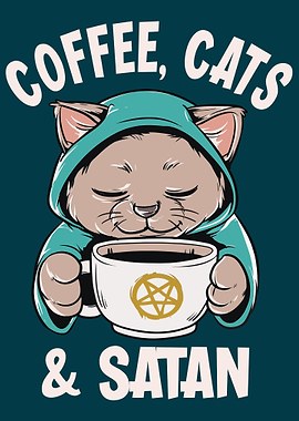 Coffee Cats Satan