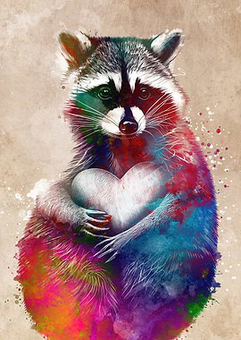Raccoon heart