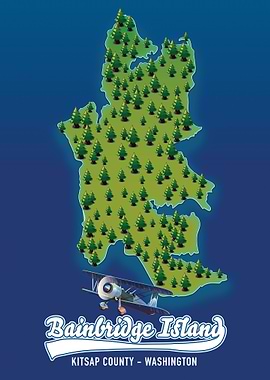 Bainbridge Island map