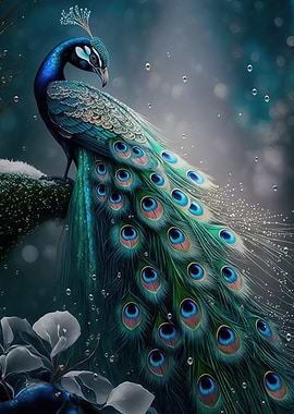 Peacock Animal Colorfull