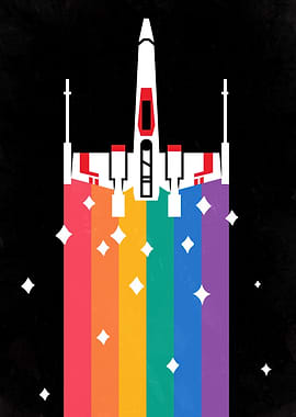 Rainbow X-Wing