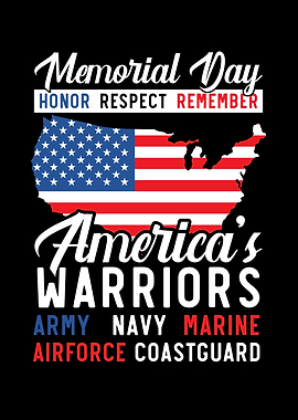 USA Flag Memorial Day