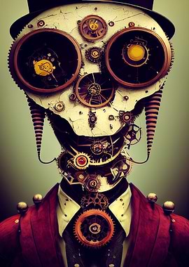 45 Steampunk Evil Clown