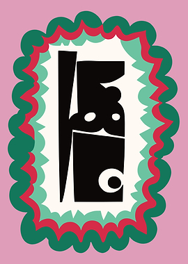 Abstract Paper Collage