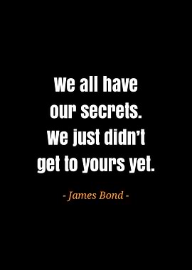 quote James Bond