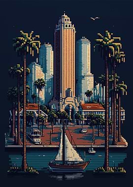 Tampa Pixel Art