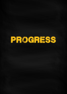 Progress Motivation Word