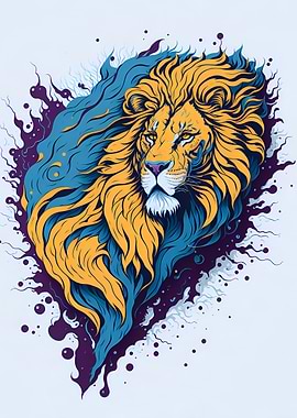 cartoon lion