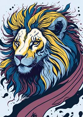 cartoon lion
