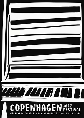 Copenhagen Jazz Poster