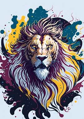 cartoon lion