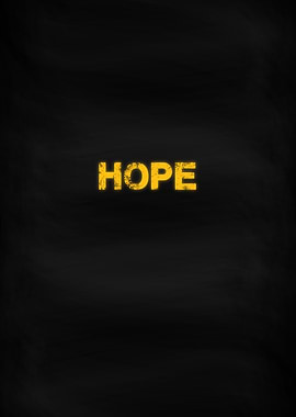 Hope Motivation Word