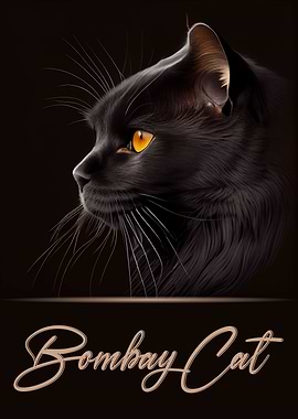 Elegant Bombay Cat