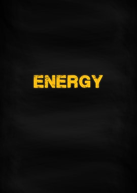 Energy Motivation Word