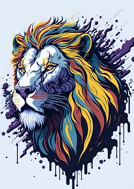cartoon lion