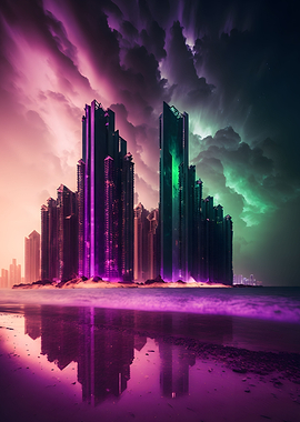 Futuristic City Building