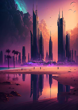 Futuristic City Building