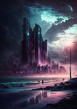 Futuristic City Building