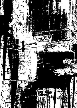 Black and white abstract