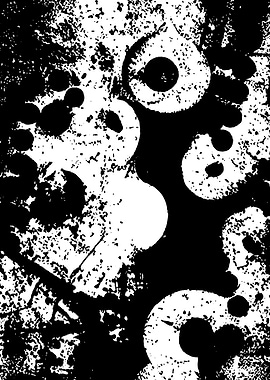 Black and white abstract w