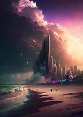 Futuristic City Building