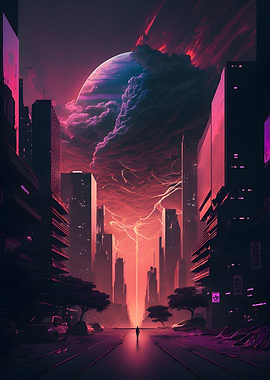 Futuristic City Building