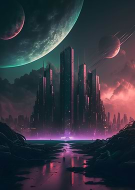 Futuristic City Building