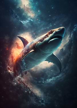 Floating with Space Sharks