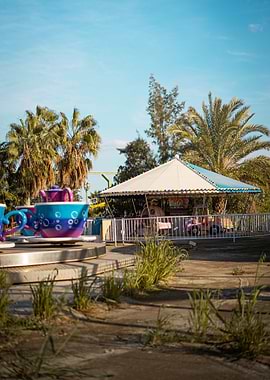 Abandoned carousel