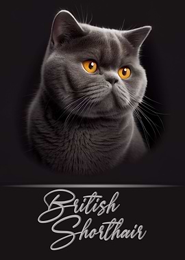 British Shorthair Portrait