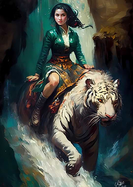 oil painting of a Princess