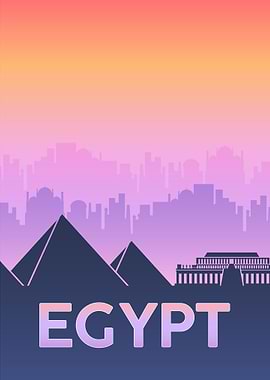 Egypt Travel Poster