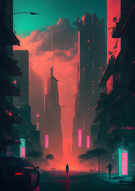 Futuristic City Building