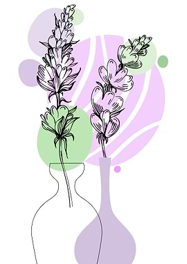 Stylish Lavender Posters