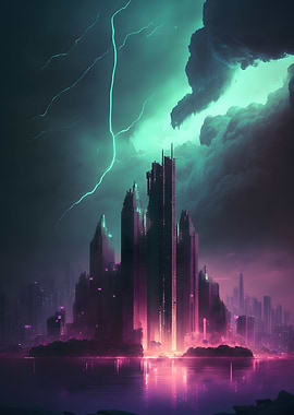 Futuristic City Building