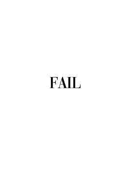 Fail Motivation Poster