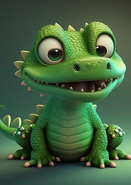 crocodile cute animal