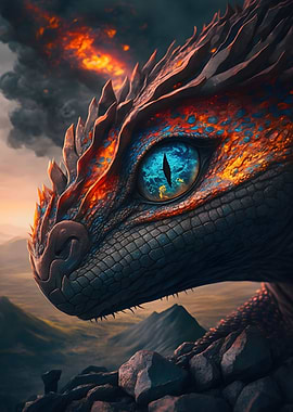 Blazing Speckled Dragon