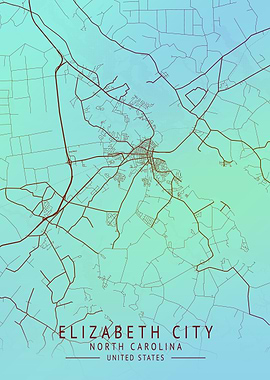 Elizabeth USA City Map