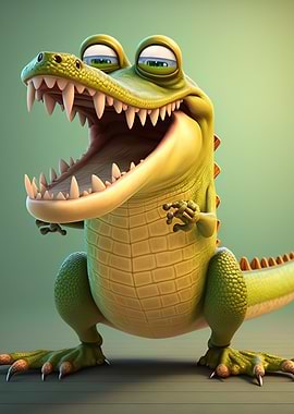 crocodile cute animal