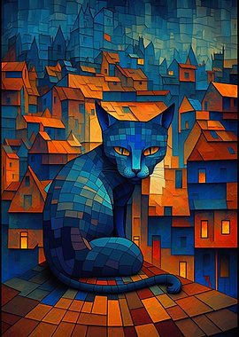 Classic Cat Art 3