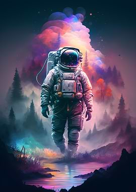 Misty Space Walk
