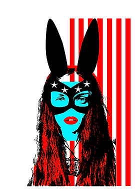 Happy Easter sexy girl wi