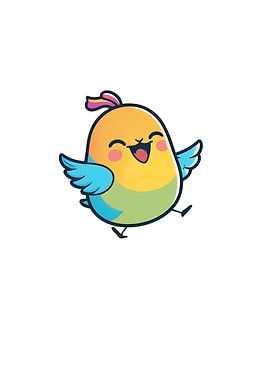 Kawaii Cute Happy Colorful