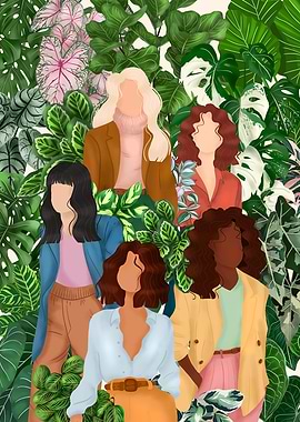 Modern Plant Lady Friends