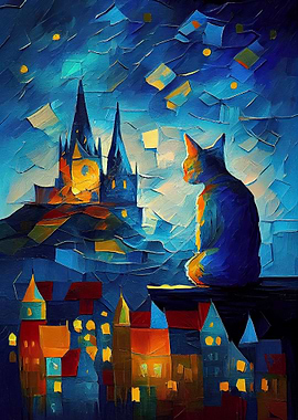 Classic Cat Art 5