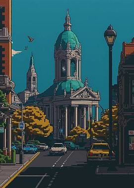 Dunedin Pixel art