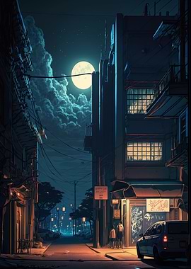 Anime street view
