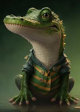 crocodile cute animal